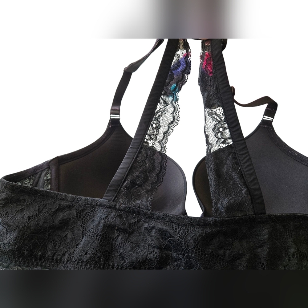 Torrid Curve Eegant Black Lace Bra Size 44c Euc - image 3